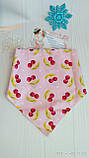Бавовняні двосторонні слинявчики, фото 3