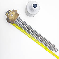 Блок тен 6,0 кВт 380 В неіржавка зовнішня різь — 2,0" (59 мм). Kawai