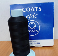 Нитки текстурированные Coats Gramax Protect 160/5000м_09700_черный
