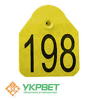 Вушна бірка велика, номерна