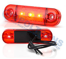Габарит LED червоний 84*24 W97.1 12-24V