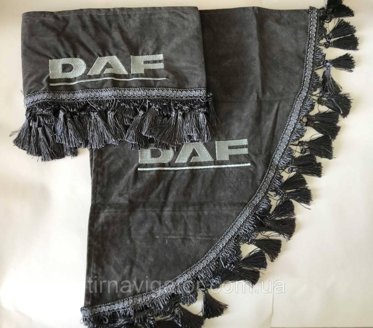 Шторка DAF сіра з уголками