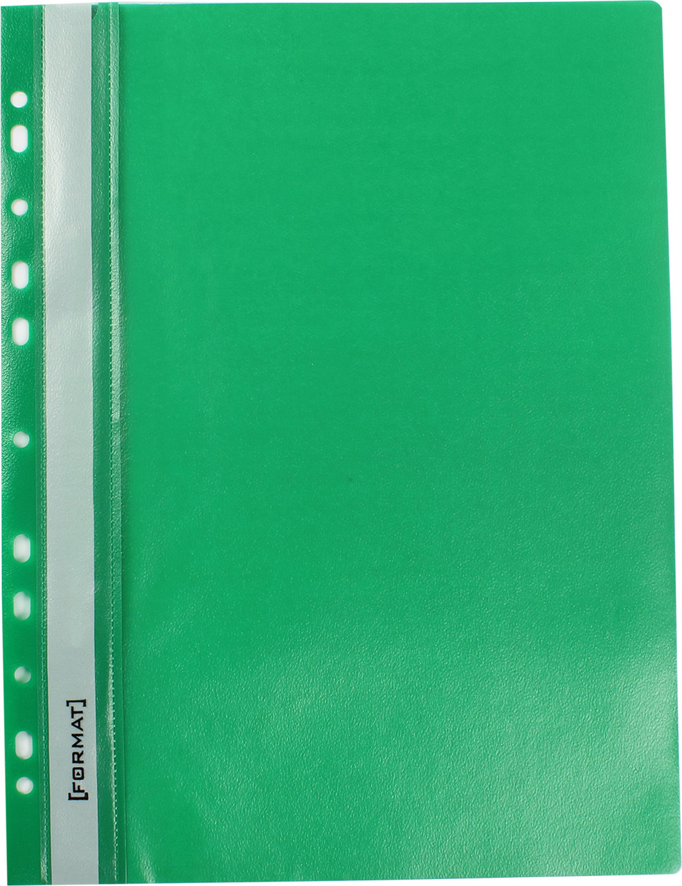 Папка-швидкозш. "Economix Light" №F38504-04 A4 з прозор.верхом,з перфор.,апельс.,зелен.(10, фото 1