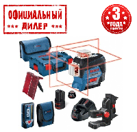 Лазерный нивелир Bosch GLL 3-80 C + BM1 + LR 7 + 12V (L-Boxx)