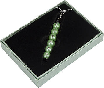 Ручка кульк. "Langres" №401021-04 Secret з кристалами,зелен., в подар. футлярі