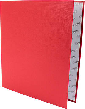 Папка "Norma" №5307 A4 на 2кільця d-35мм (D) PVC картон (червона)(24)