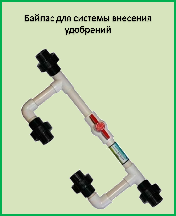 Обвідна система для внесення добрива 1 дюйм