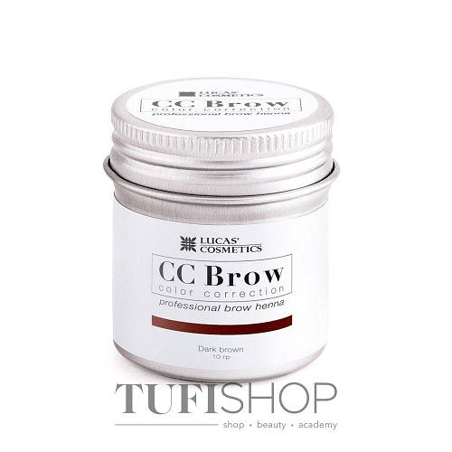 Купить Хна для бровей в баночке Lucas CC Brow - темно-коричневый, 10 г ...