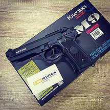 Пістолет Beretta M9 Full Metal greengas [KJW] (для страйкболу), фото 3