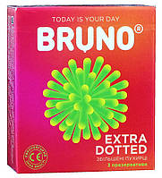 Презервативи BRUNO Extra Dotted №3 збільшені бульбашки