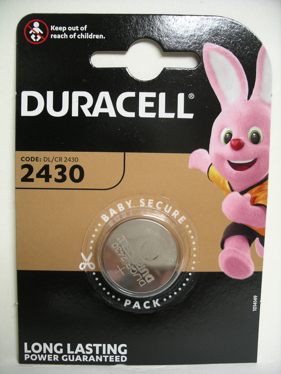 Батарейка Duracell CR 2430 3V литиевая - фото 1 - id-p977460936