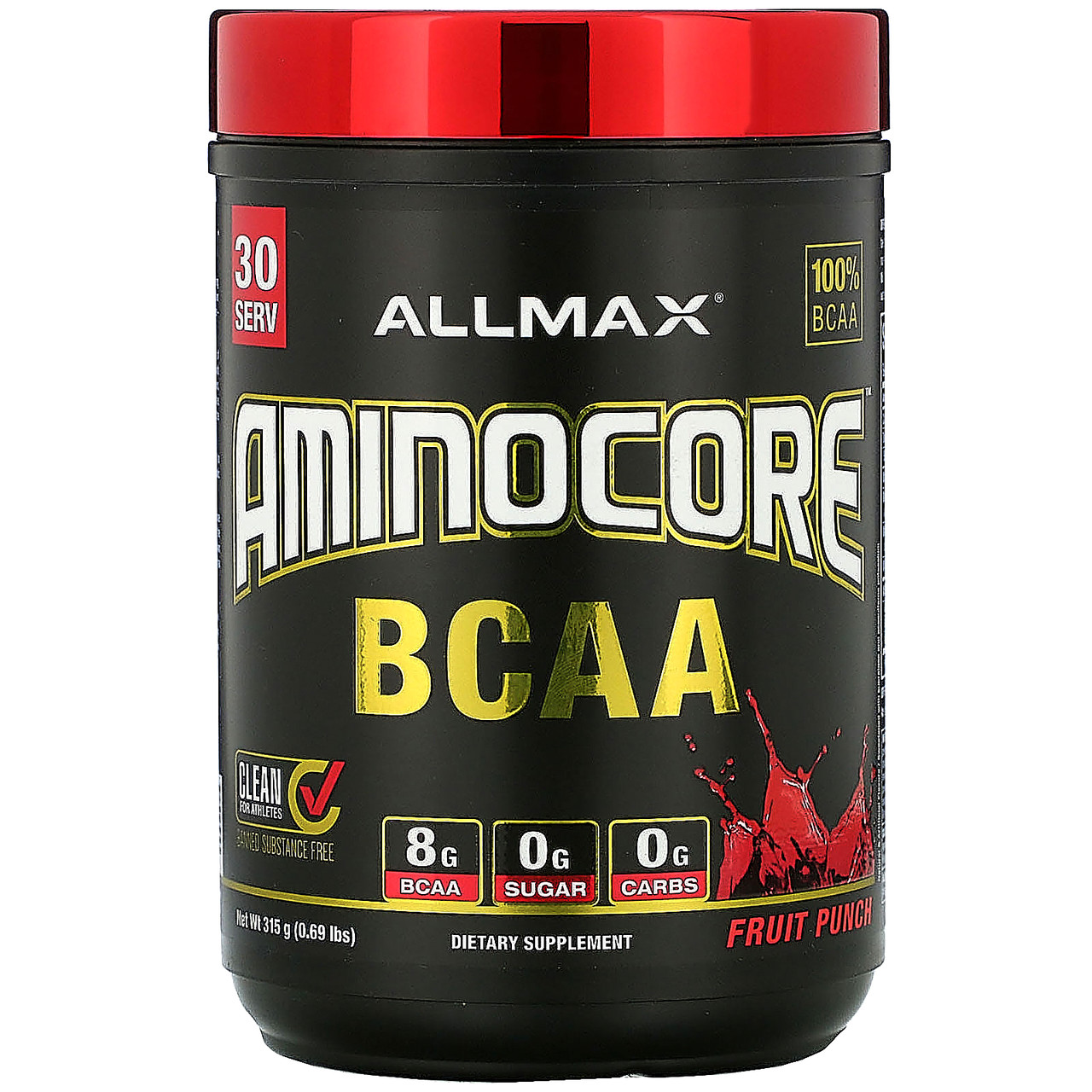 Амінокислоти ВСАА AllMax AMINOCORE 315 грам З смаковими наповнювачами