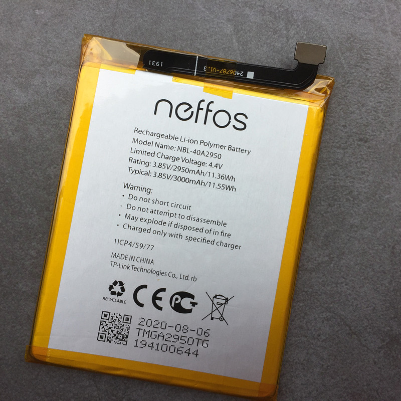 Акумулятор TP-Link Neffos C9 Max / NBL-40A2950, 3000 mAh Original PRC
