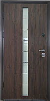 Вхідні металеві двері SteelArt КОТЕДЖ 950 L ДУБ 3D КALE+склопакет