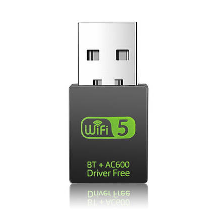 Адаптер Wi-Fi з антеною 5 ГГц / 2.4 ГГц двохдіапазонний Alitek AC600 driver Free, фото 2