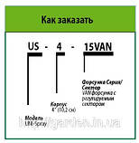 Розпилювач US-415 з форсункою. Автоматичне поливання Rain Bird, фото 5