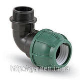 Коліно із зовнішньою різзю 40х1" 1/4. Фітинги IRRITEC, фото 3