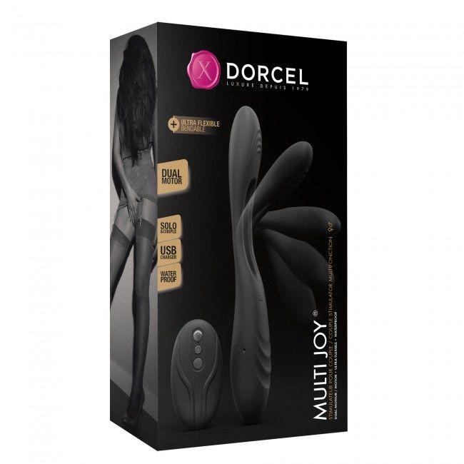 Dorcel Multi Joy - гнучкий вібратор для пар з пультом ДУ