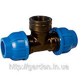 Трійник із внутрішньою різзю 25X1". Фітинги IRRITEC, фото 5