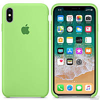 Чехол Silicone Сase для Iphone XS Max бампер накладка Mint