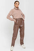 Трендові шкіряні штани на флісі Stoun (42–52р) в кольорах, фото 2