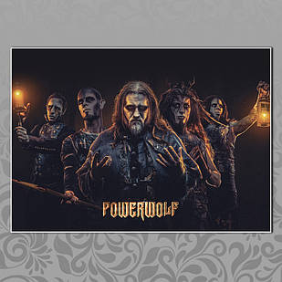 Плакат А3 Рок Powerwolf 02