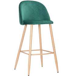 Барний стілець Bellini бук/green