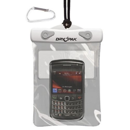 Чохол водонепроникний Dry Pak DP-56W для мобільного телефону 12х15 см з карабіном для човнів та яхт, фото 1