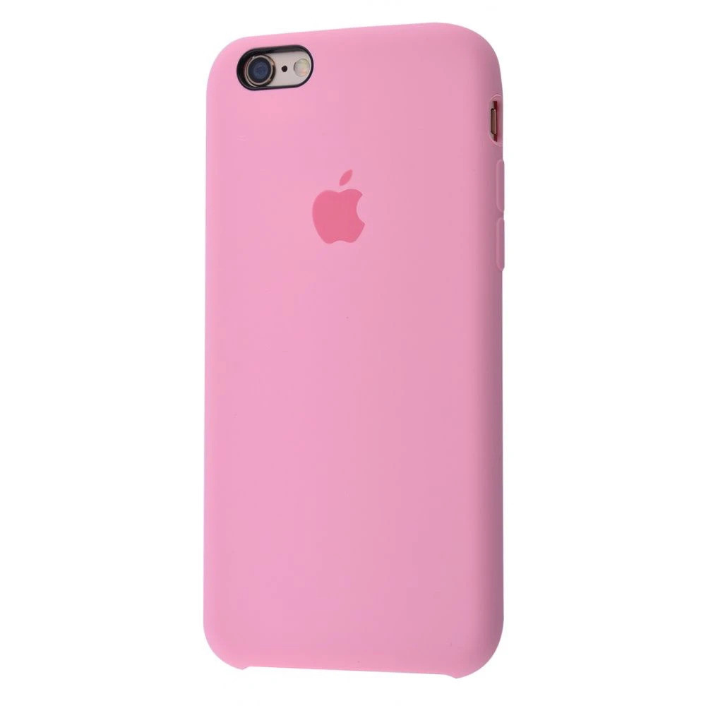 Чохол Silicone case для IPhone 6/6s Light Pink рожевий
