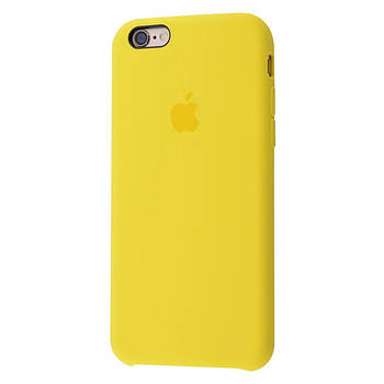 Чохол Silicone case для IPhone 6 Plus/6s Plus Yellow жовтий