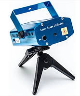 Проектор лазер диско XL-4A-D червоний + зелений (зоряне небо, сердечка, зірочки)