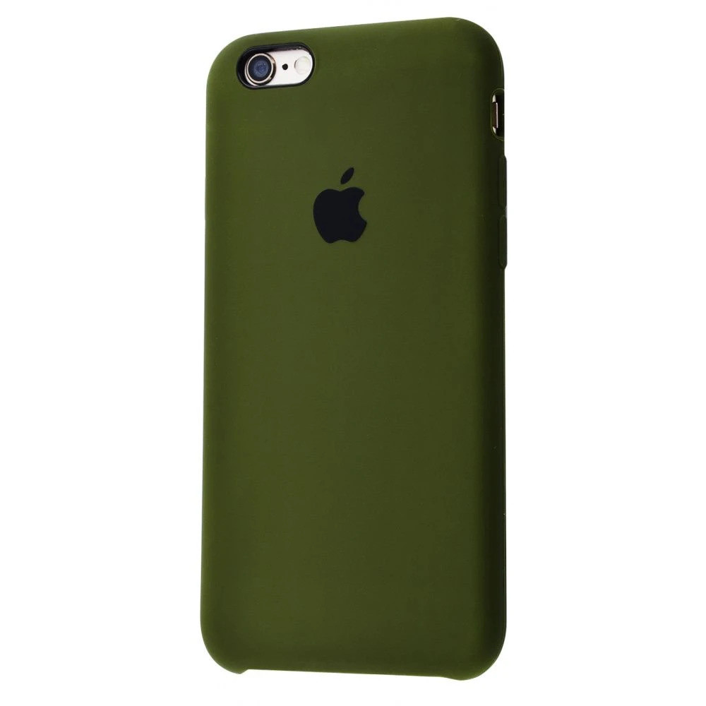 Чохол Silicone case для IPhone 5/5s (012) Khaki зелений