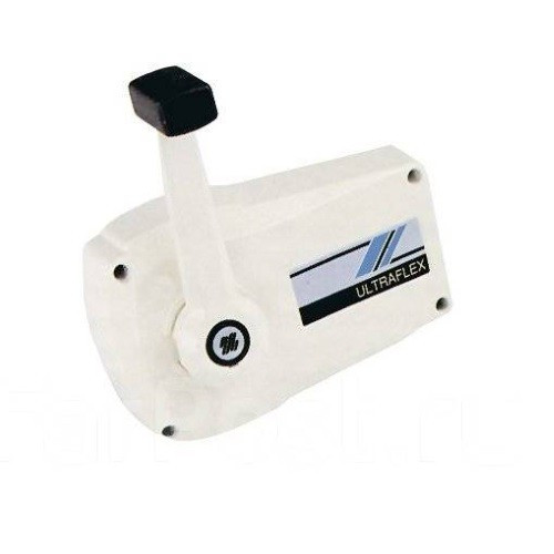 Контролер дистанційного човнового управління газ/реверс B-89 білий Ultraflex одноричажний для правого/лівого борту алюміній, фото 1