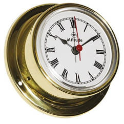 Годинники кварцеві для човна і катера Altitude 50 мм латунь Delite з акриловим склом і точністю ± 6 хв/рік