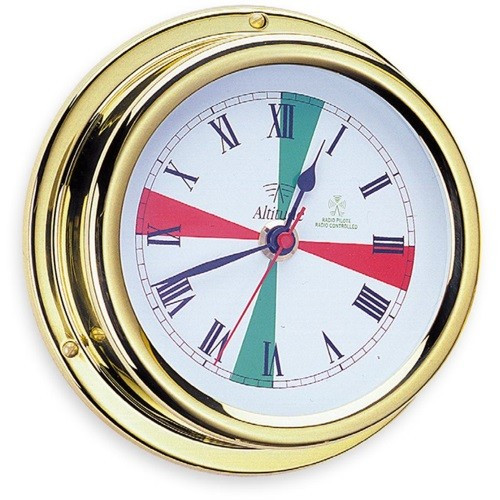 Годинники кварцеві для судна Altitude 106 мм латунь Delite з радіомовчанням і високою точністю ±6 хв/рік, фото 1