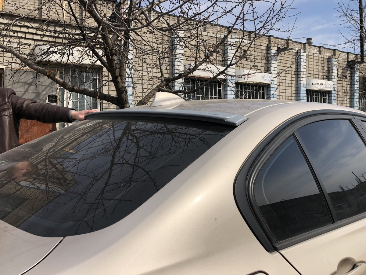 Козирьок на скло F30 BMW 2013-2018 ABS пластик під фарбування, фото 1