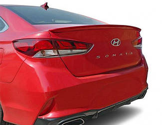 Спойлер лип Hyundai Sonata LF рестайлінг 2018-2019 ABS пластик під фарбування
