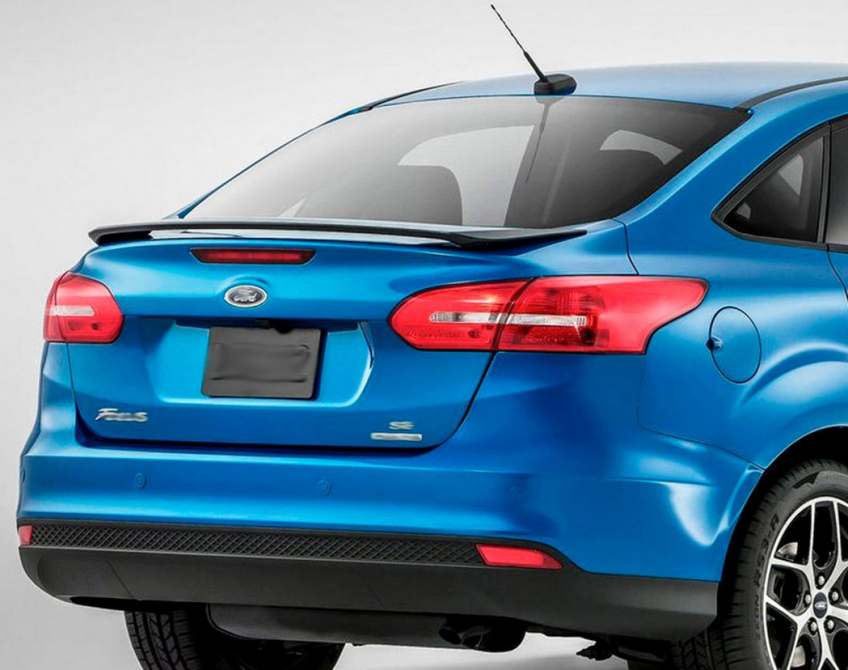 Спойлер багажника Ford Focus 2015-2018 ABS пластик під фарбування, фото 1