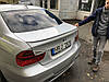 Спойлер-лип багажник BMW 3 series E90 2005-2011 ABS пластик під фарбування, фото 4