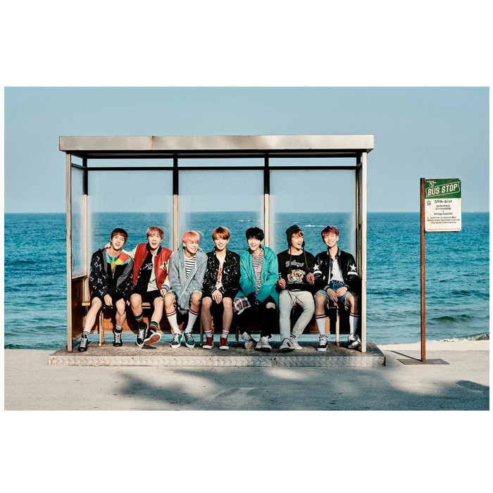 Постер BTS Bus Stop БТС на Автобусной Остановке (7276), цена 70 грн ...