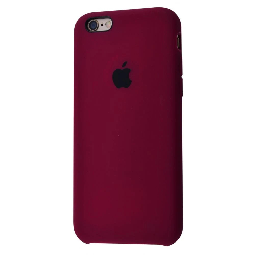 Чохол Silicone case для IPhone 6/6s Marsala марсала, фото 1