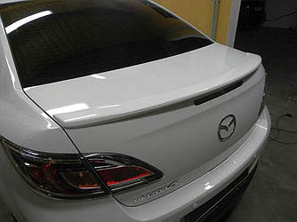 Спойлер лип на багажник Mazda 6 2008-2012 седан ABS пластик