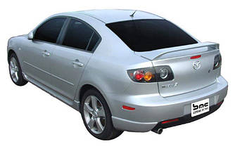 Спойлер на багажник Mazda 3 седан 2003-2008 ABS пластик