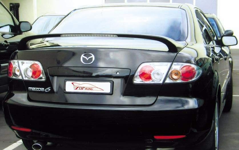 Спойлер на багажник зі стоп сигналом Mazda 6 седан 2003-2007 ABS пластик під фарбування