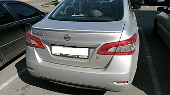 Спойлер лип багажника Nissan Sentra 2013 -