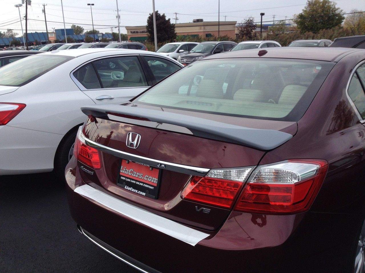 Спойлер на багажник Honda Accord CL 9 2012 зі стоп сигналом ABS пластик