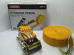 Стяжний ремінь 3т, 10м CarLife RD714