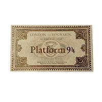 Билет на платформу 9 3/4 Хогвартс Экспресс, Гарри Поттер (7654)