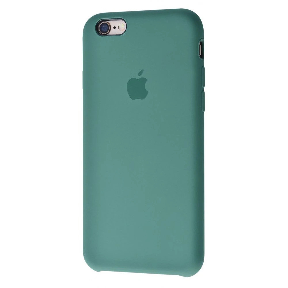 Чохол Silicone case для IPhone 6 Plus/6s Plus Pine green зелений