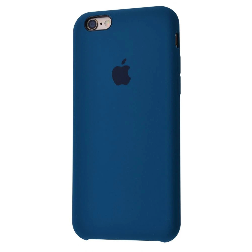 Чохол Silicone case для IPhone 6 Plus/6s Plus Navy Blue синій, фото 1